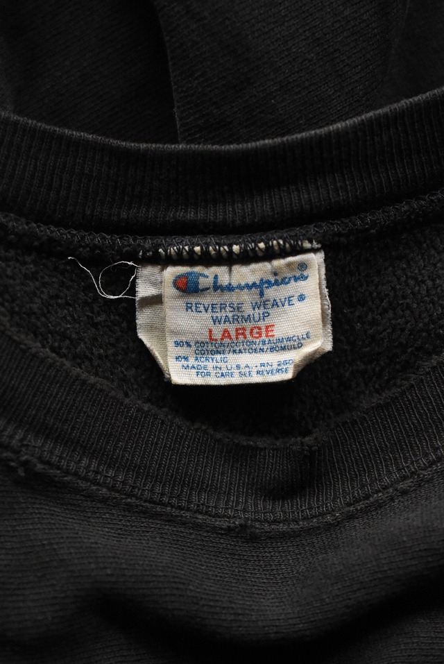 OK／80's "champion" reverse weave sweat
