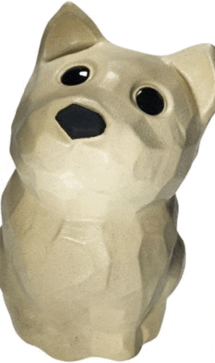 犬傘立 17号 （信楽焼き・陶器・傘立て・梅雨・雨・玄関・収納・B048