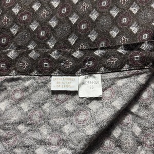 PERRY ELLIS small pattern rayon shirt