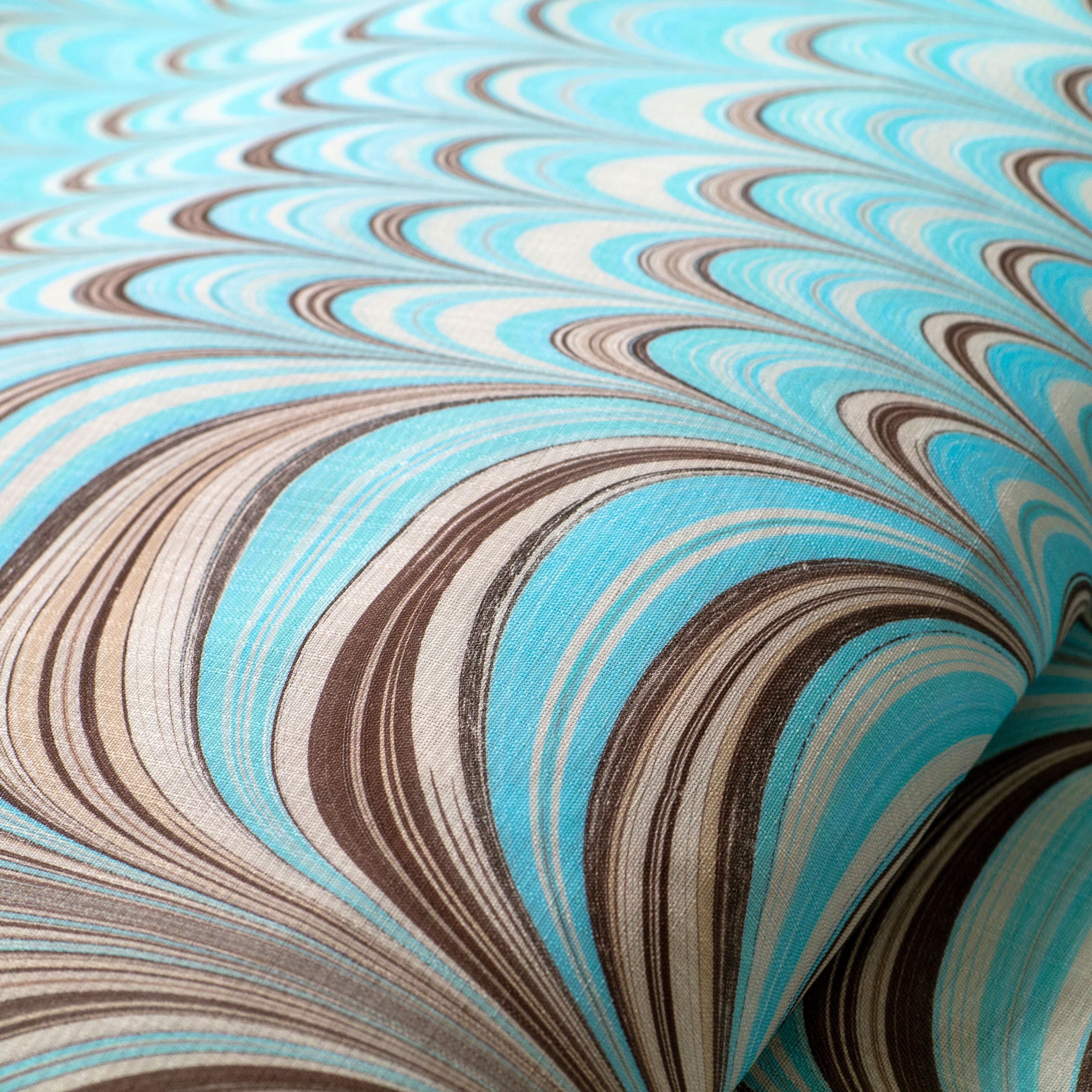 半幅帯［Noel］ピーコック×大矢羽 | Marble+