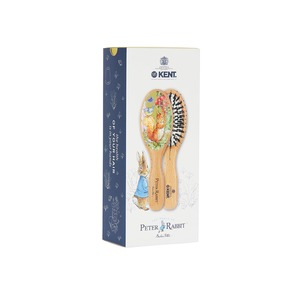 ＜GB KENT＞Peter Rabbit™ リスのナトキン ブリッスル＆ナイロンミックス クッションヘアブラシ スモール PR02