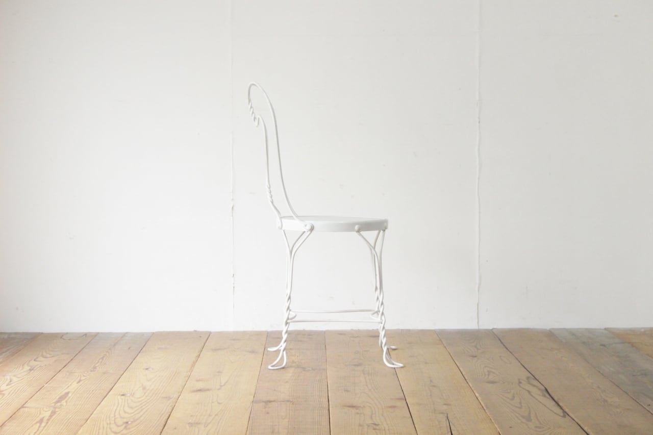 Chair(白ペイント） Chair(白ペイント） Custom ZX-14 Seat Black w/Silver & Chrome