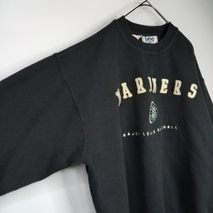 リー　Lee　MLB　スウェット　トレーナー　マリナーズ　刺繍ロゴ　ブラック　L