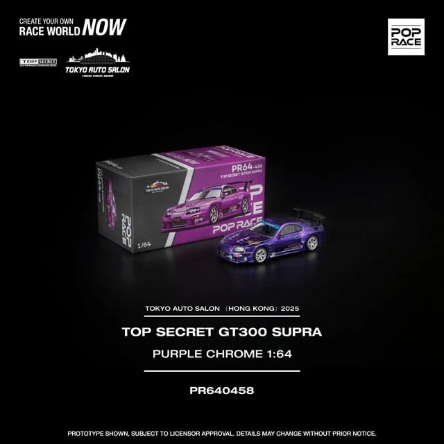 TOKYO AUTO SALON HONG KONG 2025限定】POP RACE Top Secret GT300