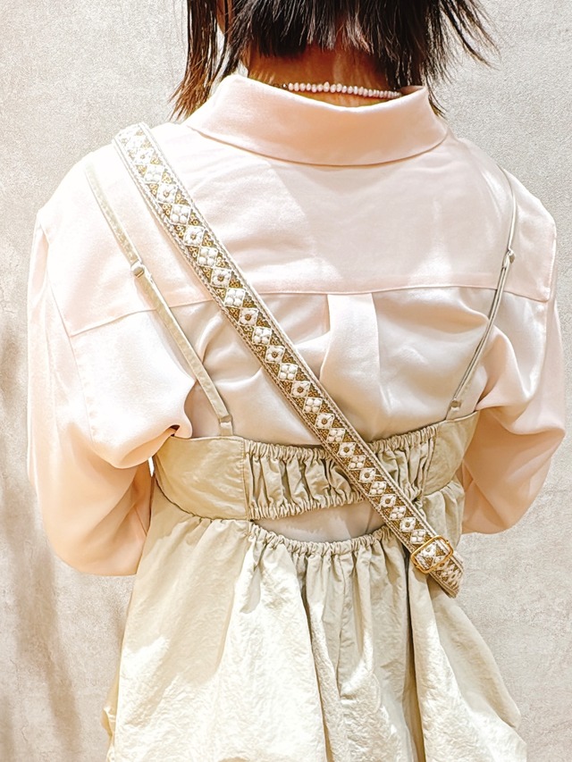 【長さ調整可能！】インド刺繍リボン ショルダー(A54-⑧356)14