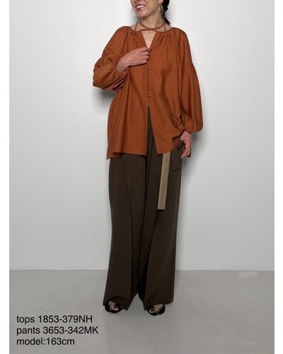 【CHIGNON】ボリューム袖2wayブラウス 1853-379NH