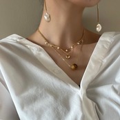 ポイントパールネックレス［GKN050］