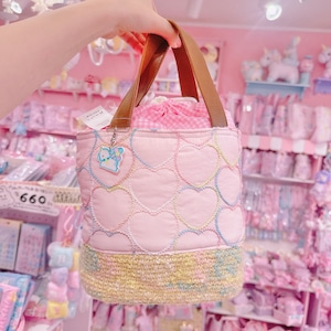 【N4】53-8巾着カゴトートバッグ