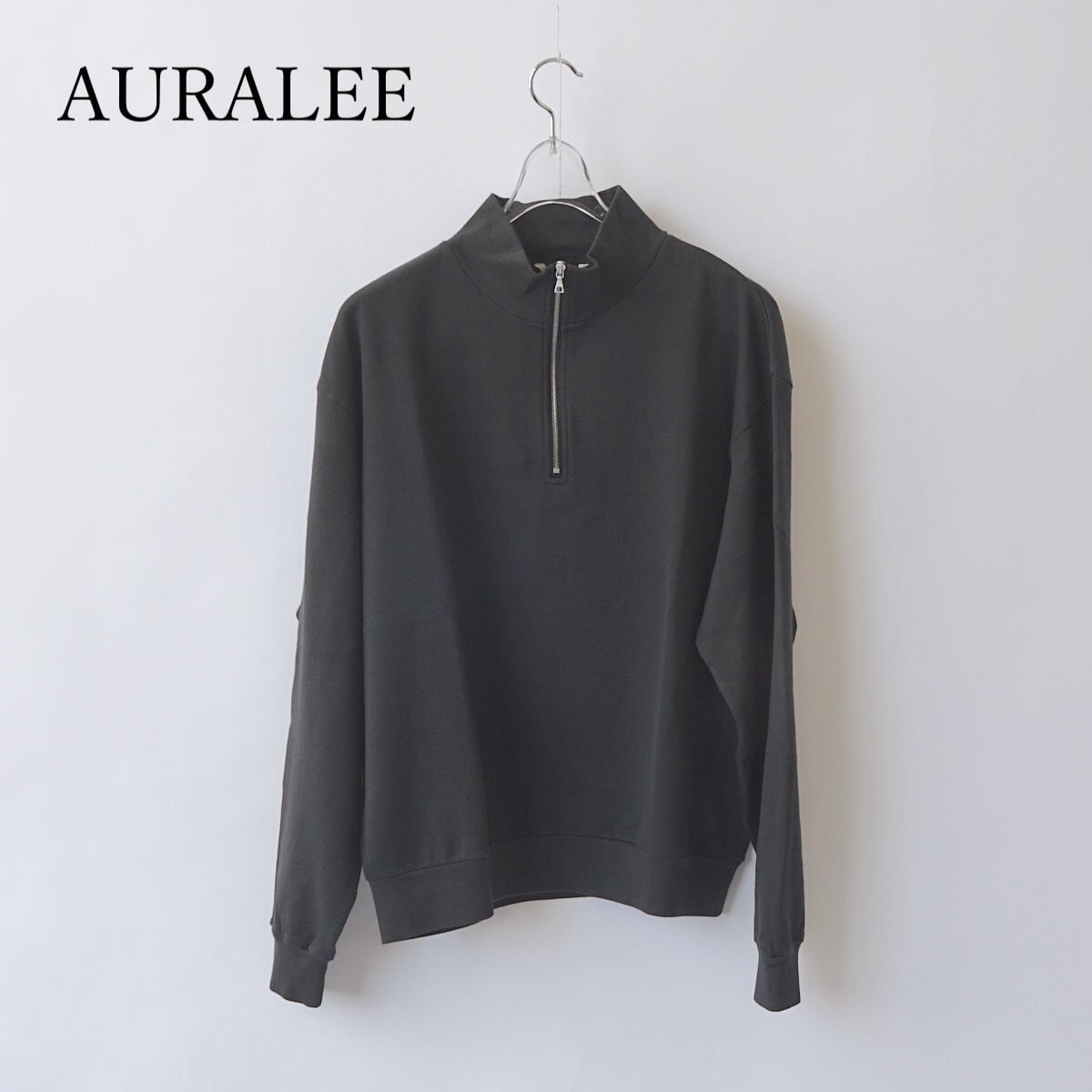 AURALEE/オーラリー・SUPER HIGH GAUGE HALF ZIP P/O | a flat shop