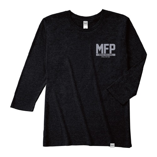 【在庫限りで販売終了】Tri Brend 3/4 Sleeve T-Shirt / MFP / Black