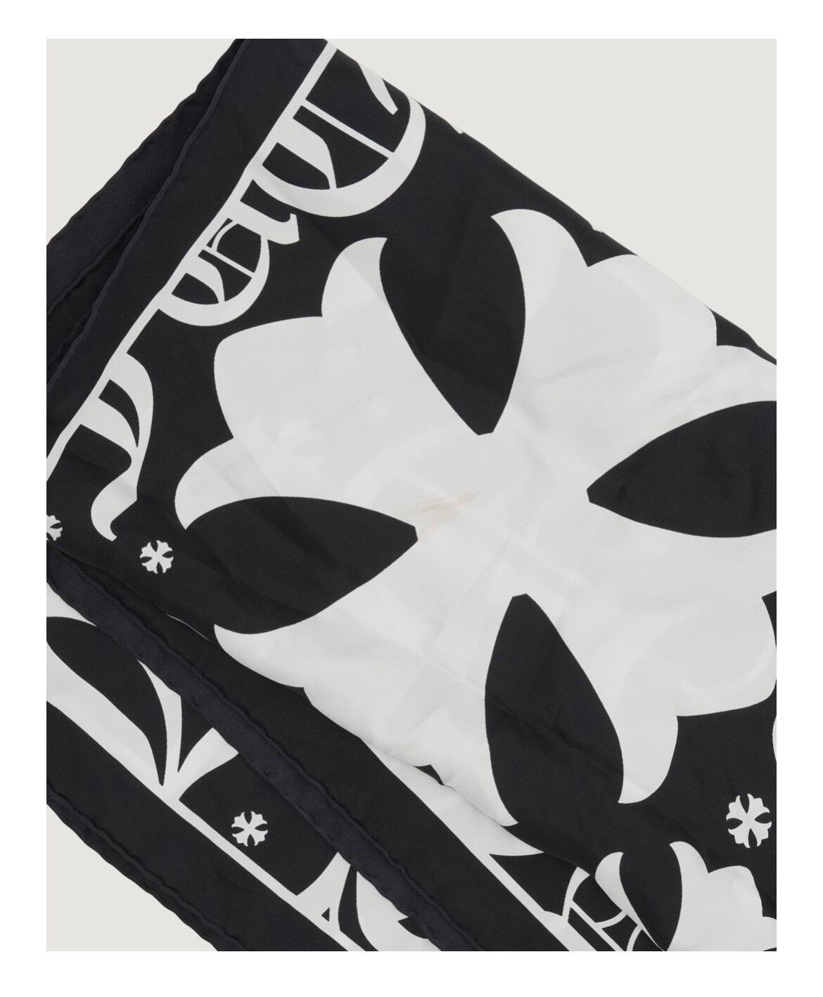 CHROME HEARTS クロムハーツ Silk Logo Scarf シルク ロゴ スカーフ