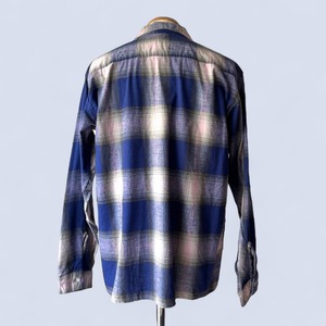KING KOLE COTTON SHADOW PLAID SHIRT
