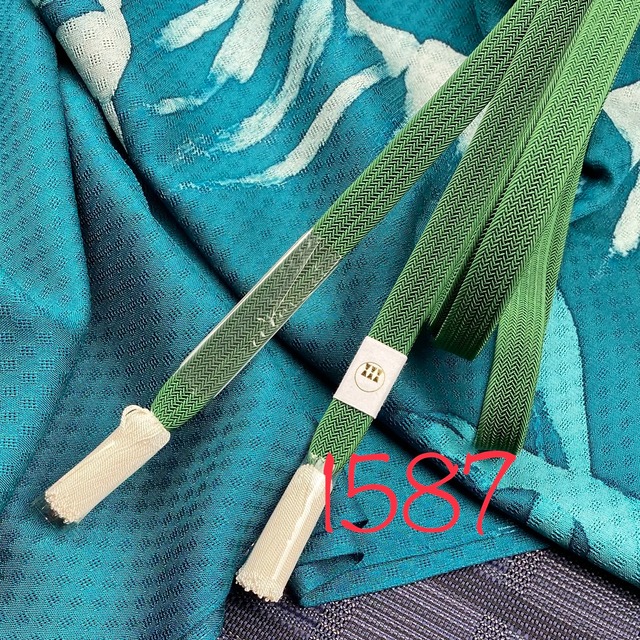 夏帯締め 渡敬 1587・1588 | 着物遊日ねこやなぎ