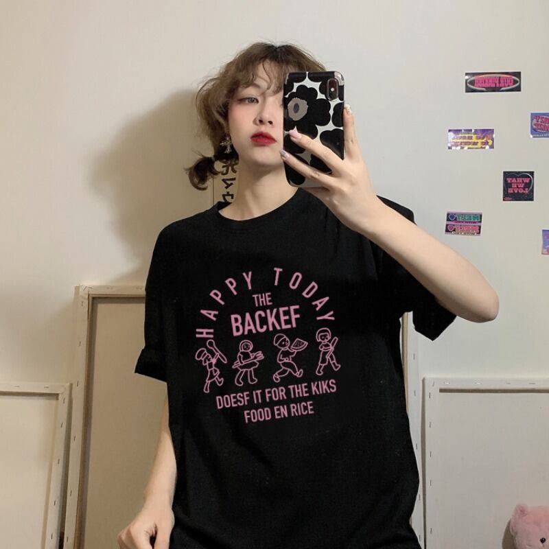 プリントTシャツ サマールーズスタイルトップス 夏物 YY-ファッション47108543154