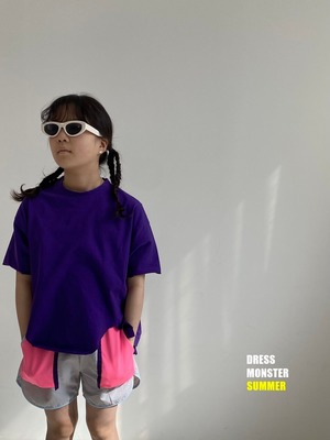 【ドレスモンスター DRESS MONSTER】サマービーチショーツ グレー 110cm~120cm  240507