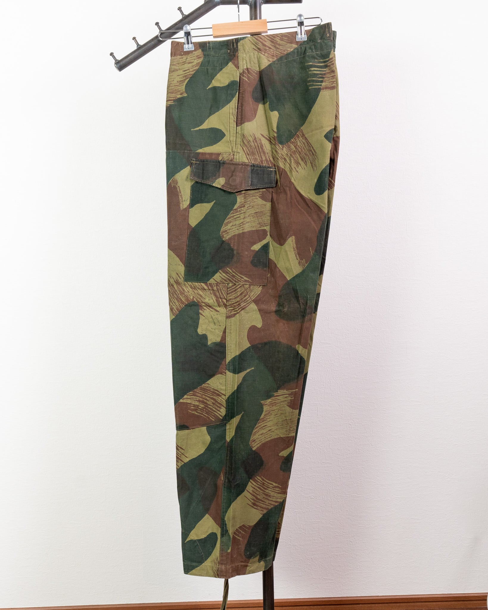 DEADSTOCK】50's Belgian Army Brushstroke Camouflage Trousers