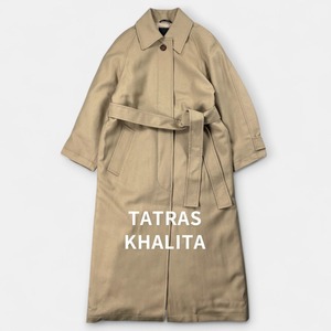 美品 TATRAS KHALITA 23AW タトラス カーリタ ライトダウン トレンチコート LTMA23A4112 ベージュ 01 / J&NREUSE レディース アウター