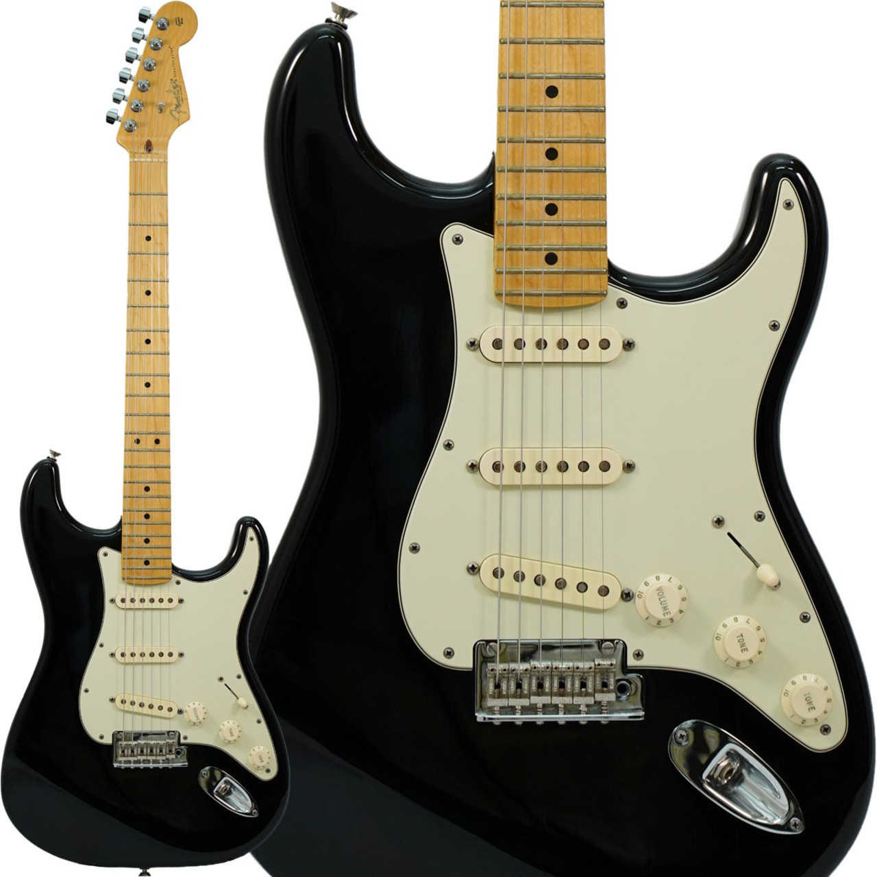Fender USA American Professional Stratocaster (Black/Maple) [USED]