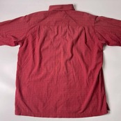 90s THE NORTH FACE ザノースフェイス 半袖 シアサッカー風 半袖シャツ L/くすみピンク系 メンズ アウトドア ビンテージ
