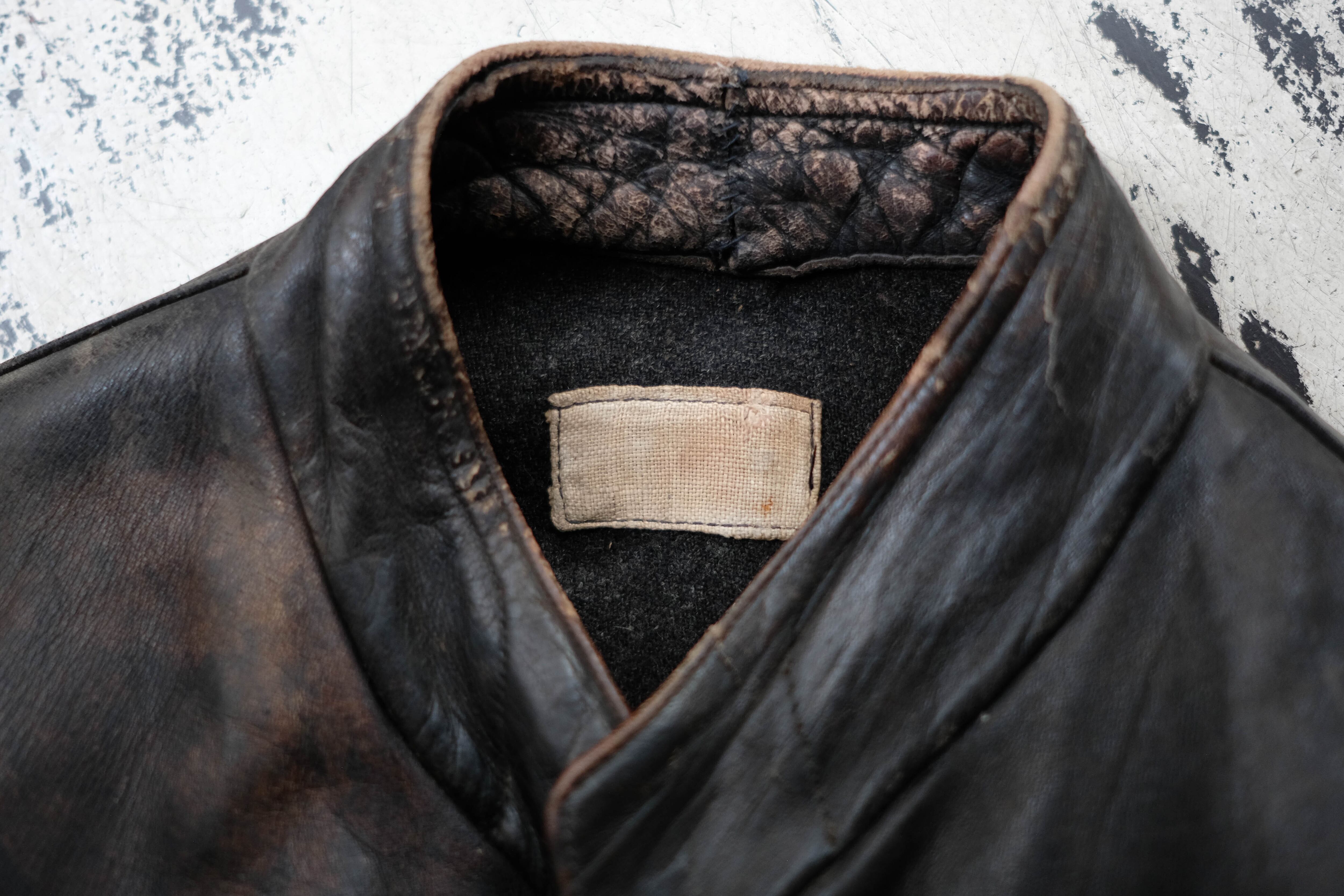 1940s ドイツ Uボートタイプのレザージャケット | militaria & encore