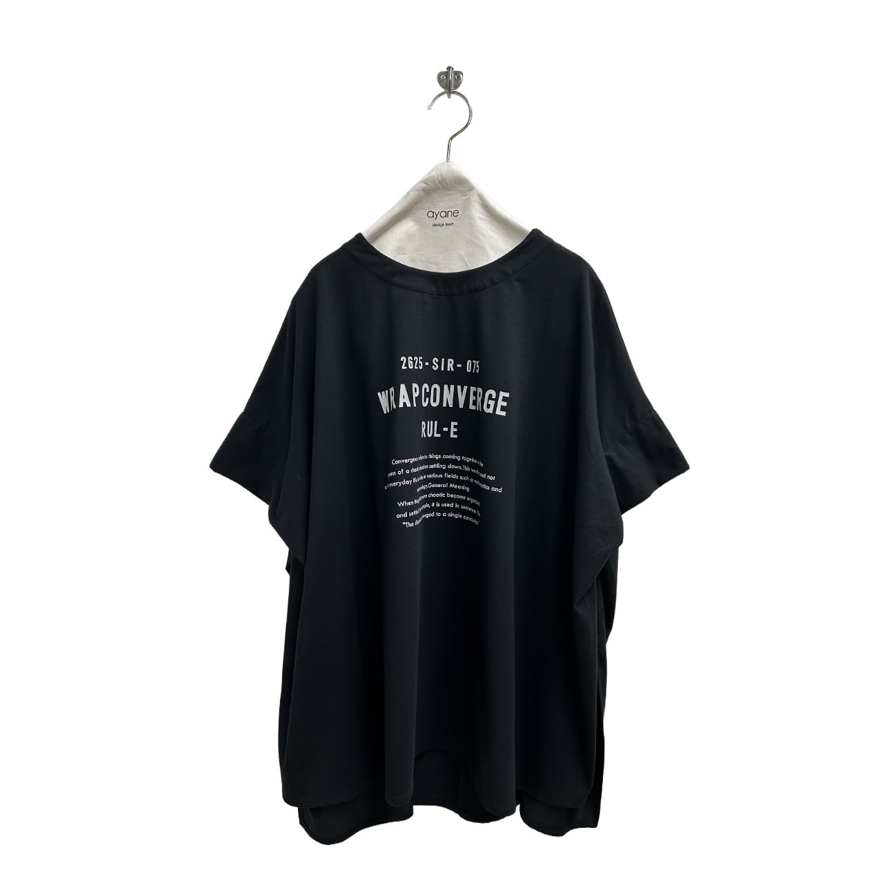 Tシャツ入りフレーム　meme ポンチョガール ayane】ポンチョ型ロゴTシャツ 826519 アヤン | red earth