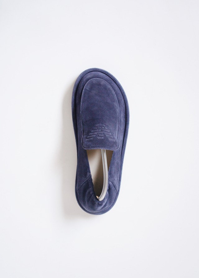 00’s EMPORIO ARMANI suède slip-on