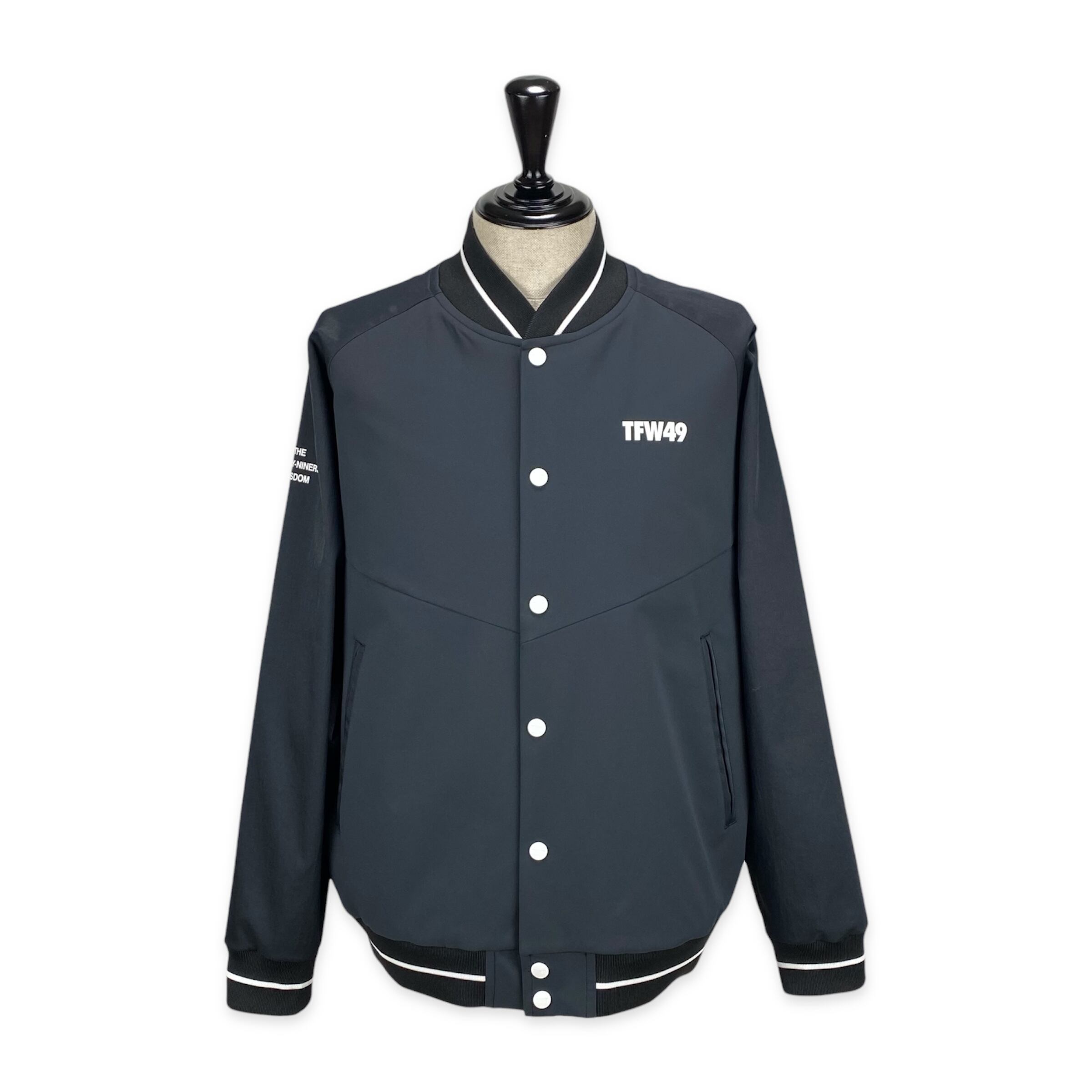 メンズウェア TFW49 STUDIUM JAMPER XL TFW49】《MEN'S》STUDIUM JAMPER(BLACK×BLACK) | Sandy GOLF