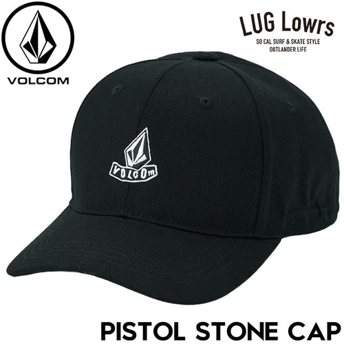 VOLCOM ボルコム ヴォルコム PISTOL STONE CAP スナップバックキャップ 帽子 VCP261024 BLK 26SP 日本代理店正規品