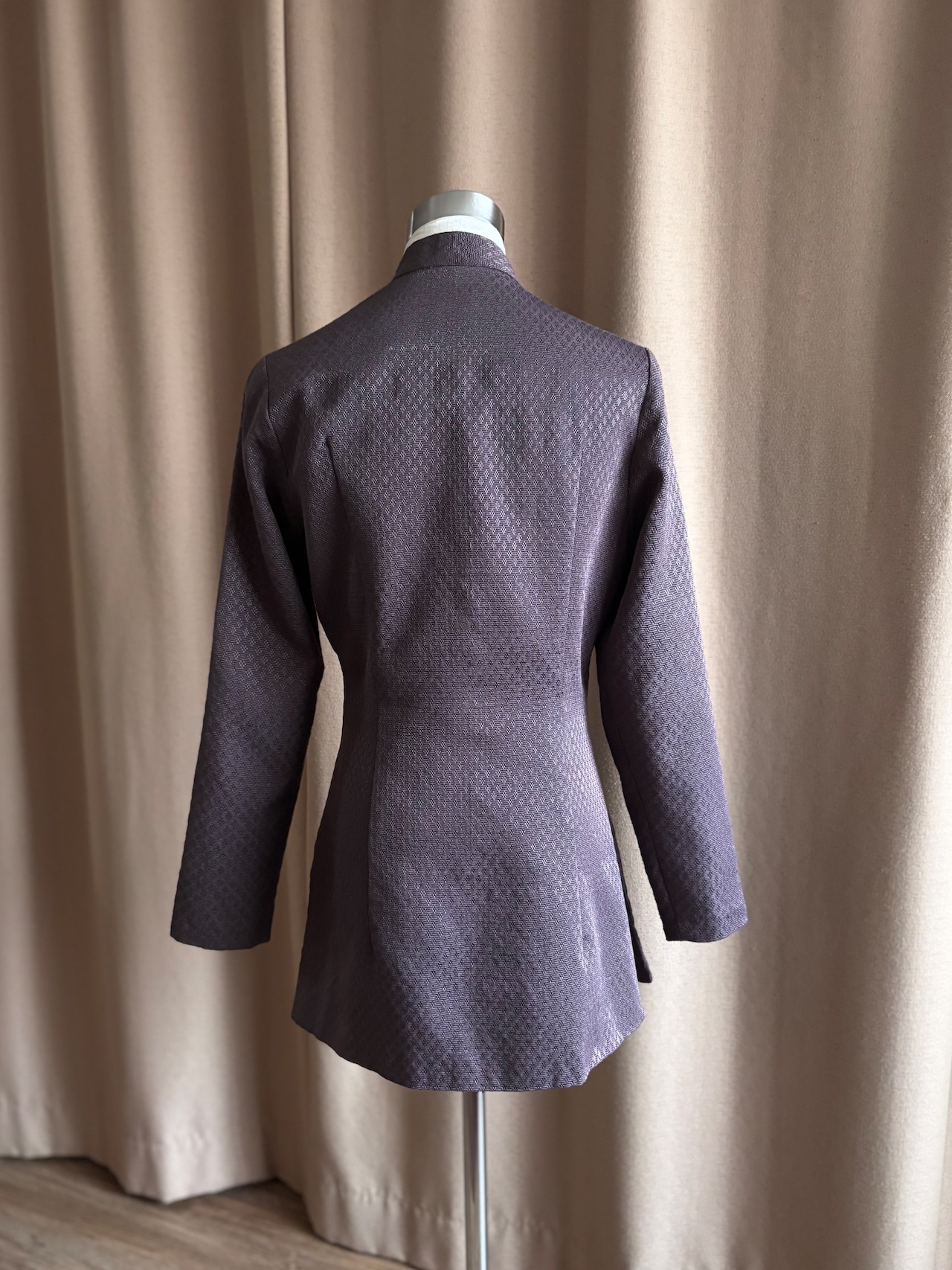 dull color china silk tops-5152-1