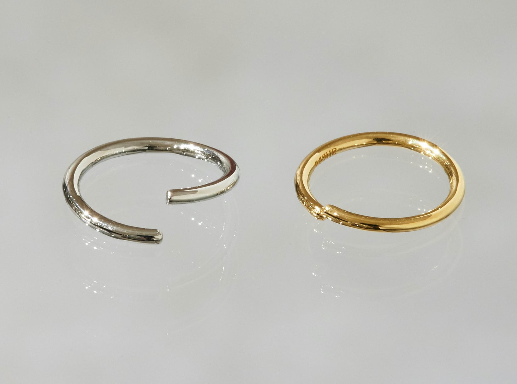 ring body jewelry 16G 14mm/  K18 Yellow Gold, K18 Pink Gold, Pt   #LJ18047P
