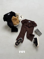 韓国子供服 / 26Autumn / 〖取寄〗pipi / フリルパンツ / ベビー服 / キッズ服 *XS~Ｍ*