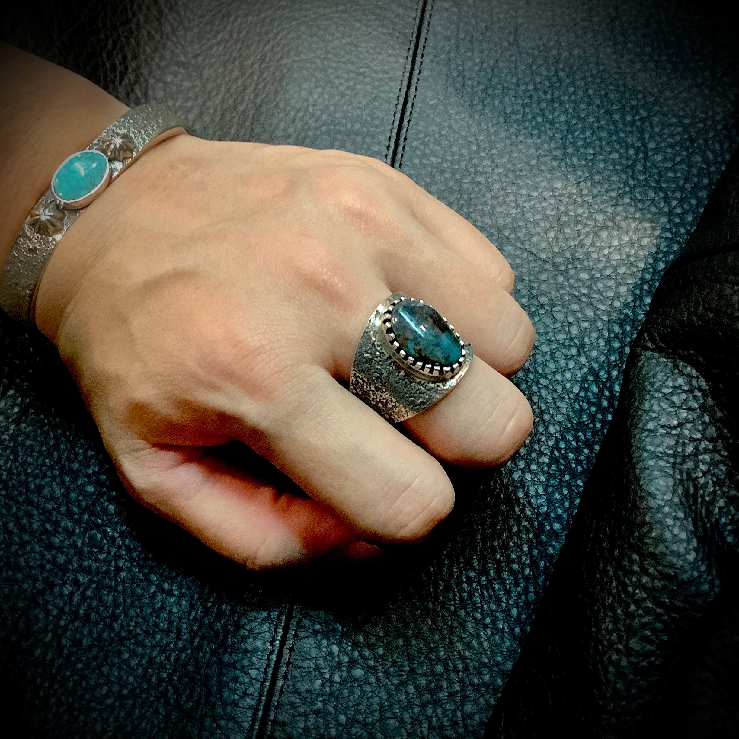 WHEELWORKSホイールワークス Smoky Bisbee Turquoise Ring