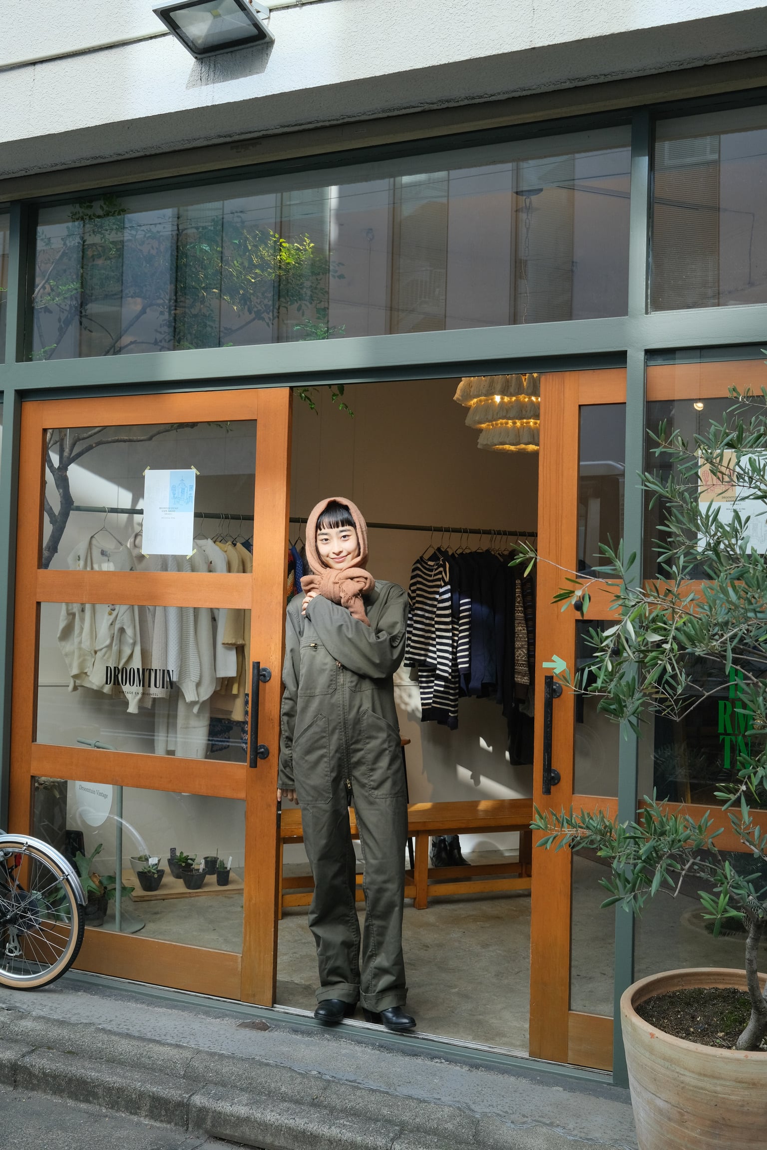 70's フレンチコットン ミリタリー オールインワン