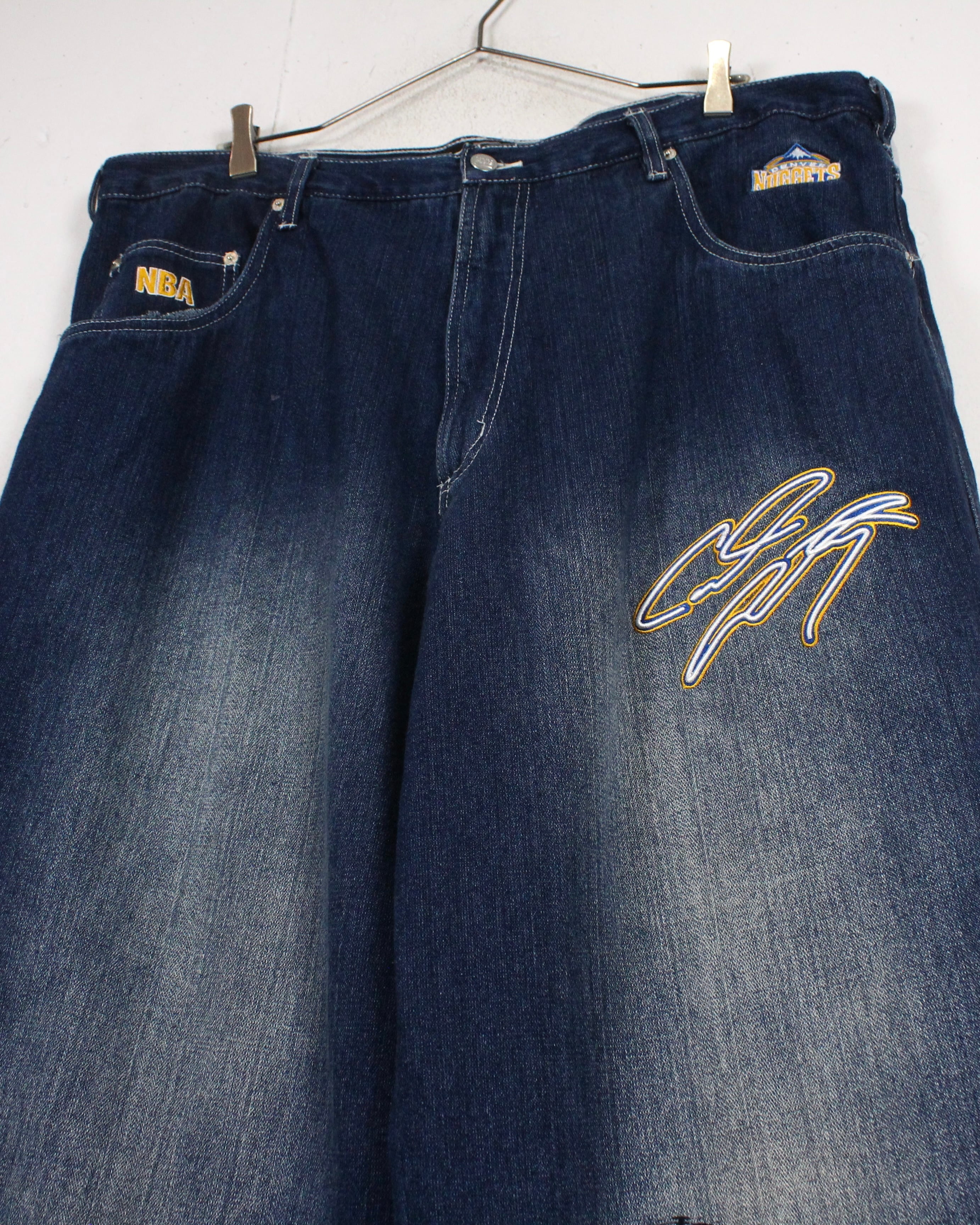 Caka act2】“UNK” “NBA” Special Baggy Denim Pants | Caka(カカ