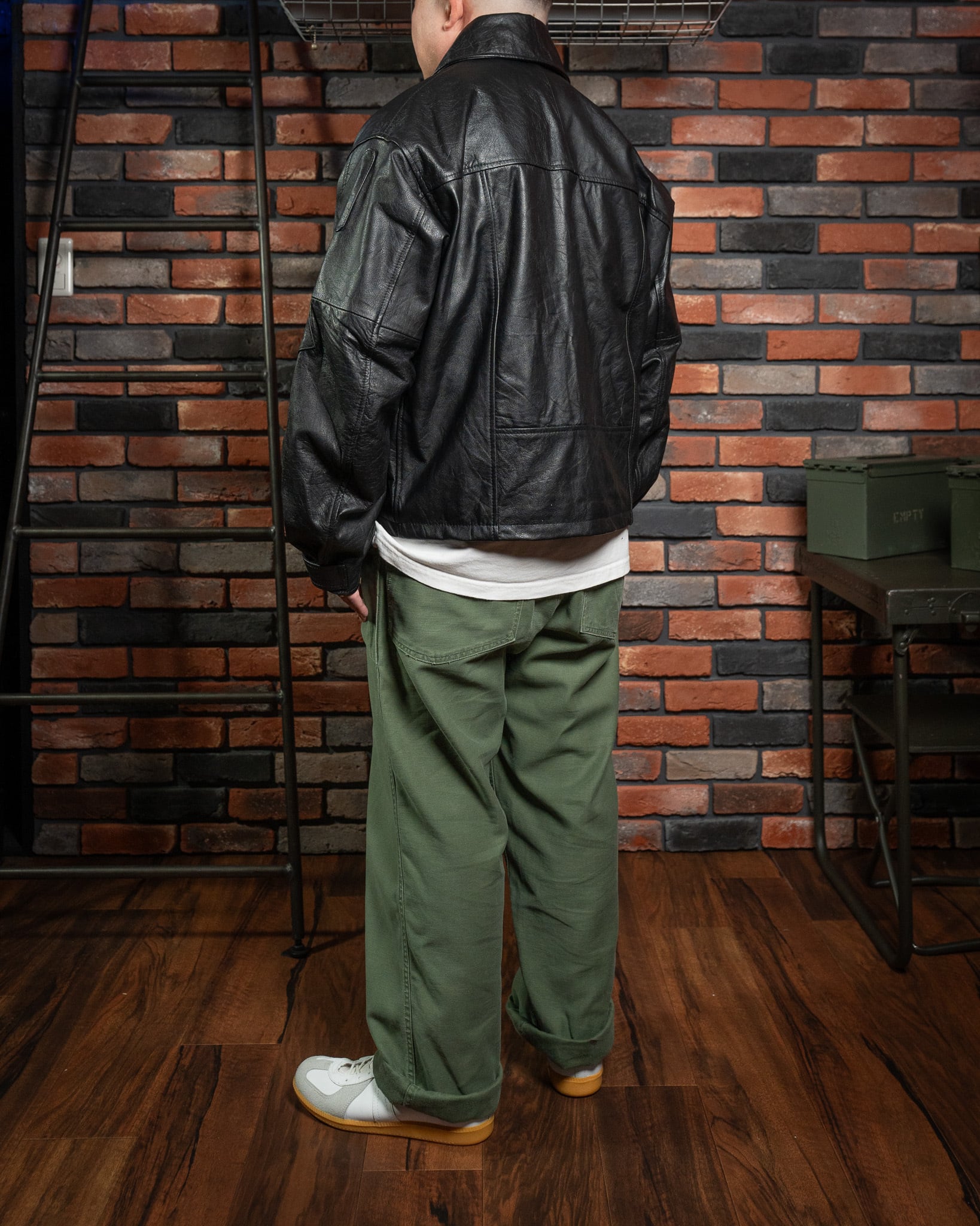 Yoused】UK MK4 LEATHER JACKET ユーズド リメイク ミリタリー Yoused】UK MK4 LEATHER JACKET ユーズド リメイク ミリタリー