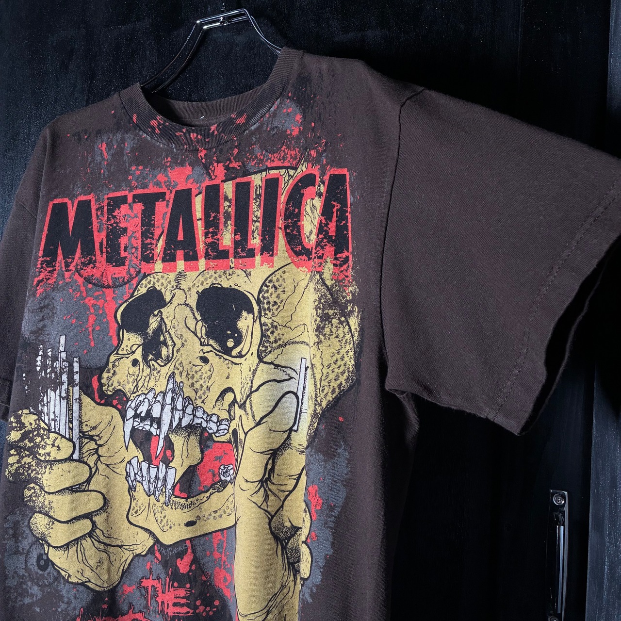 METALLICA The Shortest Straw バンドTシャツ　メタリカ　ブラウン