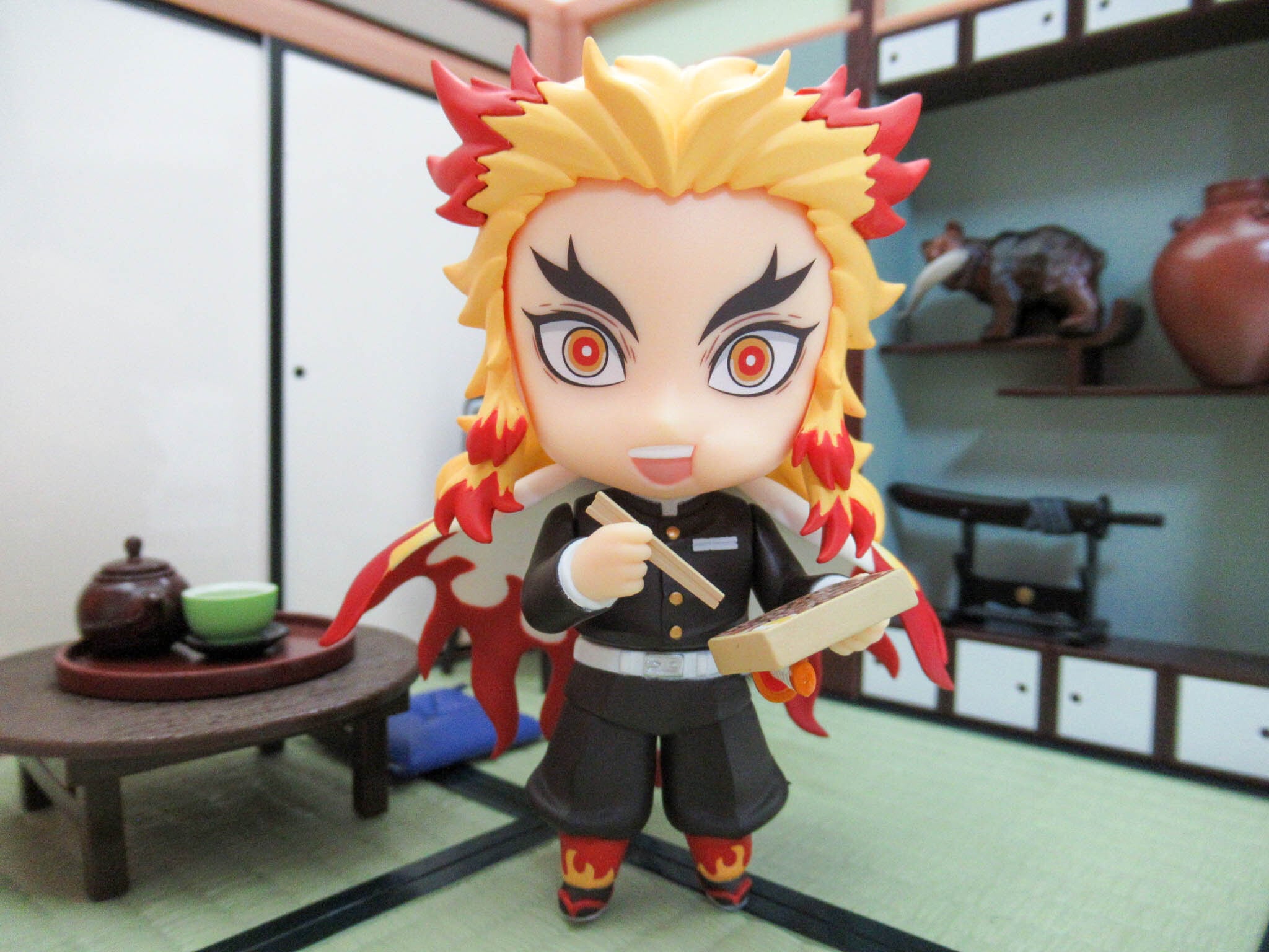 1541】 煉獄杏寿郎 顔パーツ もぐもぐ顔 ねんどろいど | ホビー通販