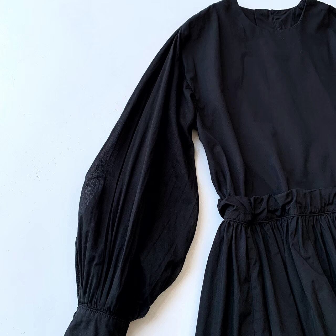 COSMIC WONDER】Suvin cotton broadcloth farmer dress/20CW17311-2