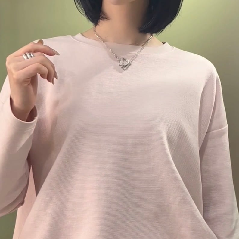 Christian Dior】2240 DIOR ディオールロゴ ラインストーンネックレス