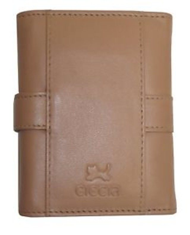 【送料無料】カードホルダーベージュciccia cat whiskers leather card holder wallet  beige