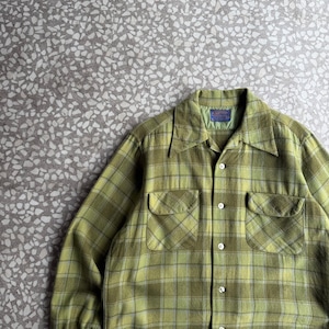 PENDLETON / 70’s Wool Board shirt size M