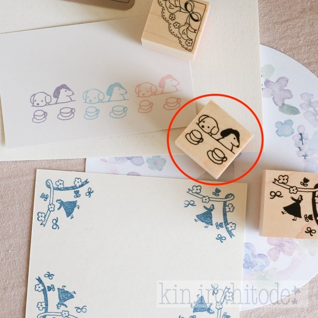 ハンコ_てぃーたいむ　25x25mm