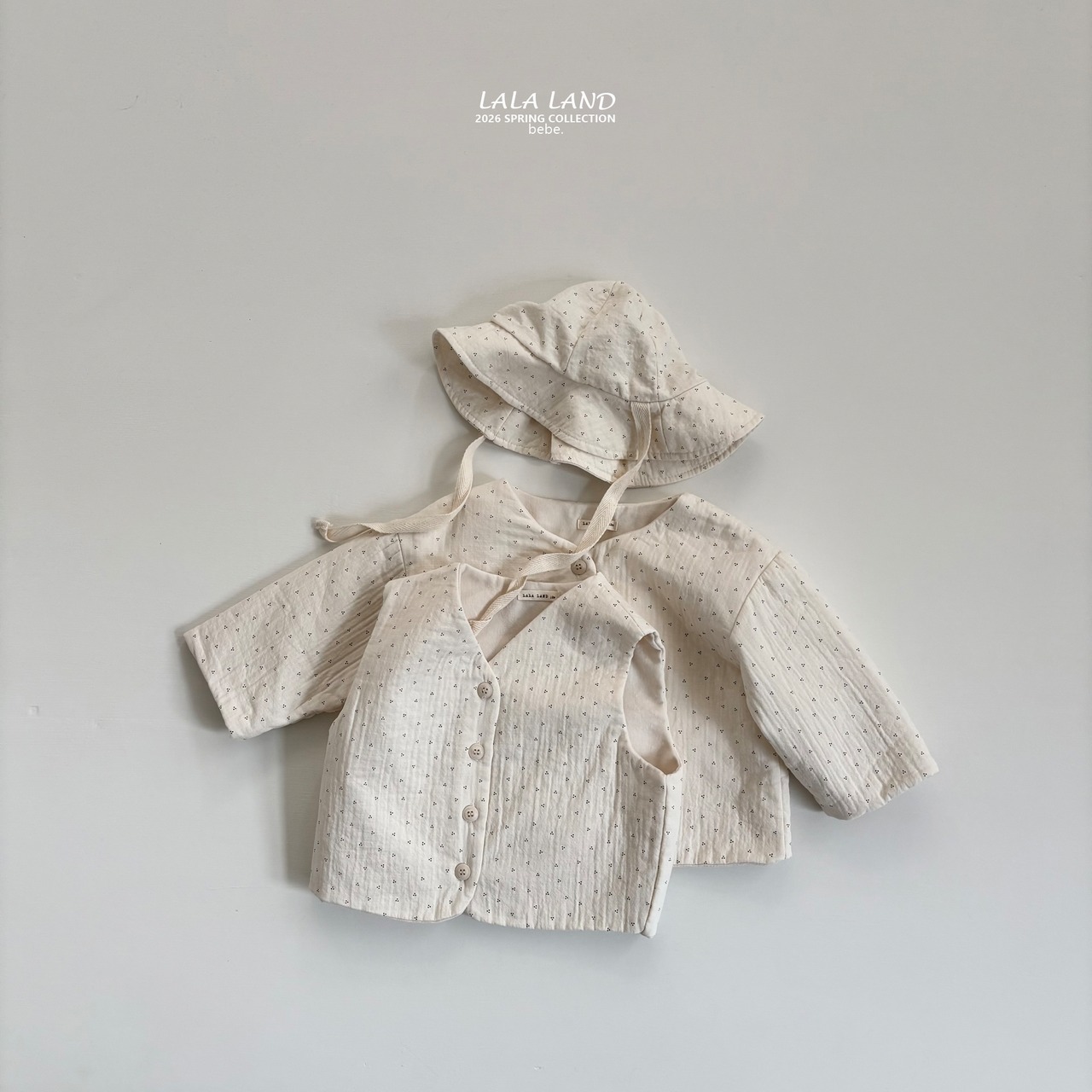 LALALAND 26/SS （Baby）Bien quilted Jumper