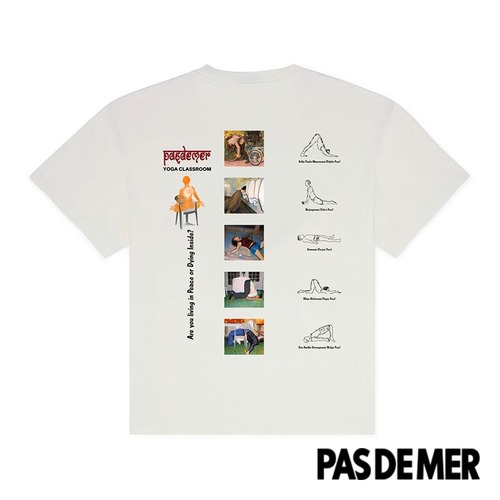 【PAS DE MER/パドゥメ】YOGA T-SHIRT Tシャツ / WHITE / SS26-14060