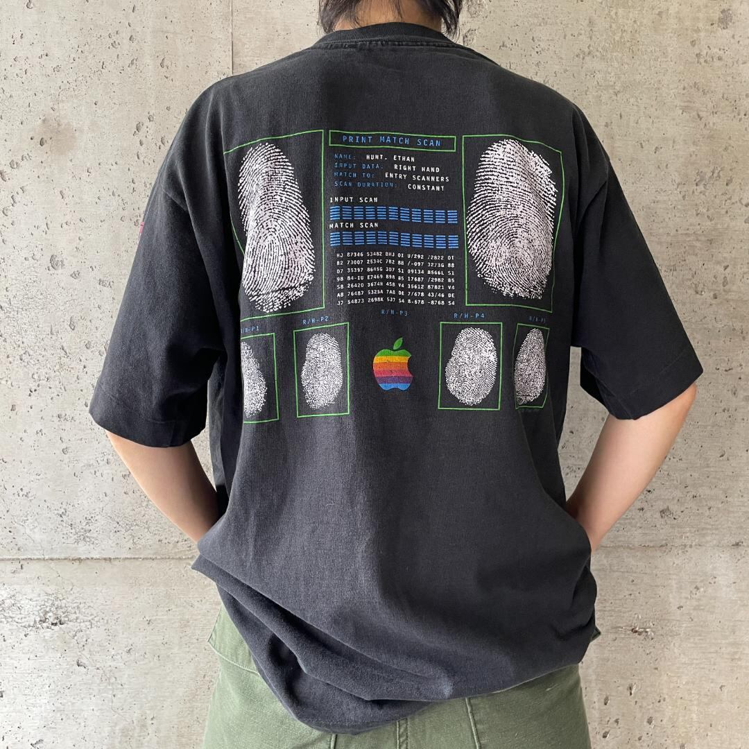 90s Tシャツ アップル 映画 スポンサー ミッションインポッシブル 