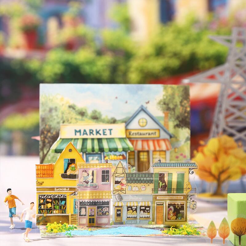 シールブック】海外文具 コラージュ素材 手帳デコ 建物 風景｜Street