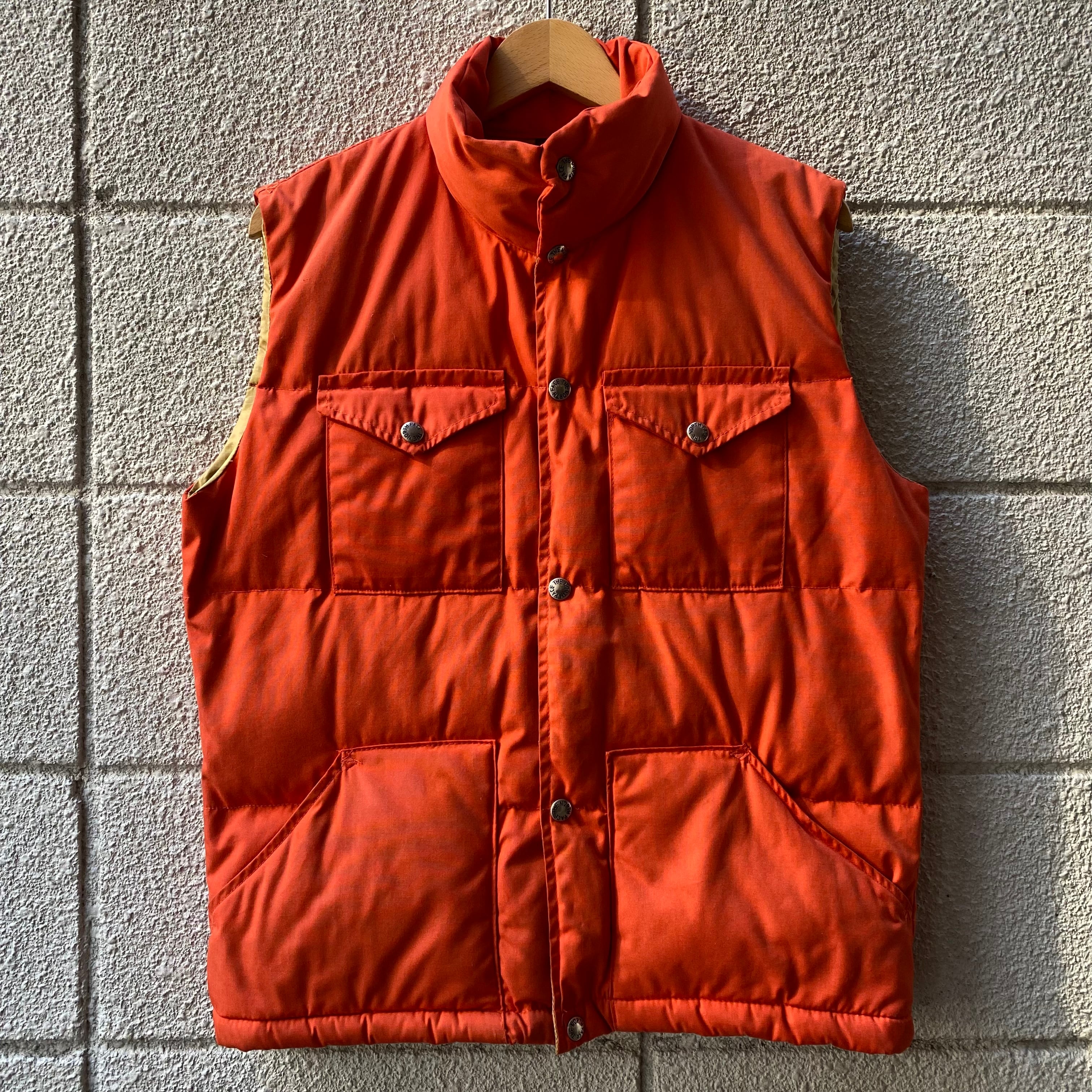 70's The North Face" 茶タグ Down Vest / ザ・ノースフェイス ダウン