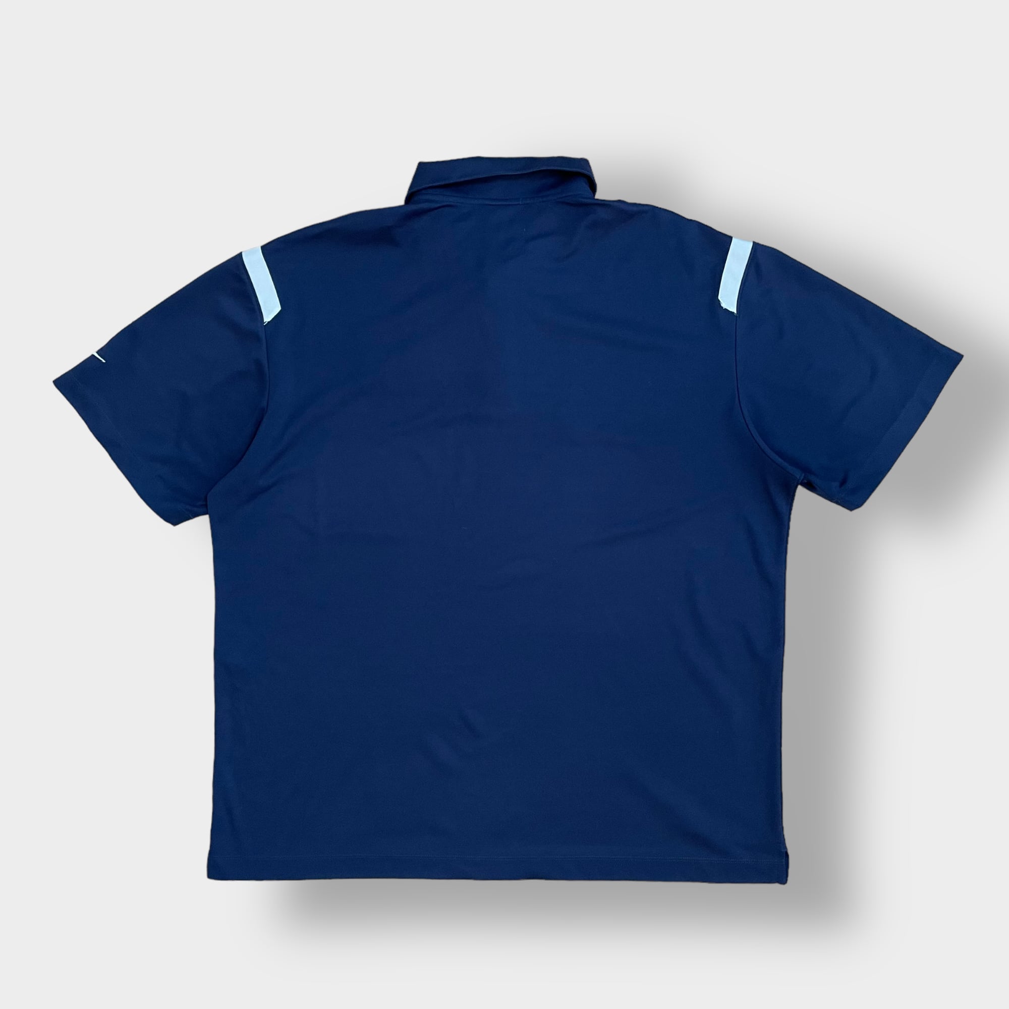 NIKE】企業系 ワンポイント ポロシャツ DRI-FIT スウッシュ 刺繍ロゴ