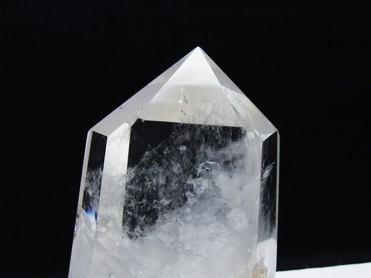 水晶 六角柱 水晶 ポイント 台座付属 一点物 152-3764 | 天然石