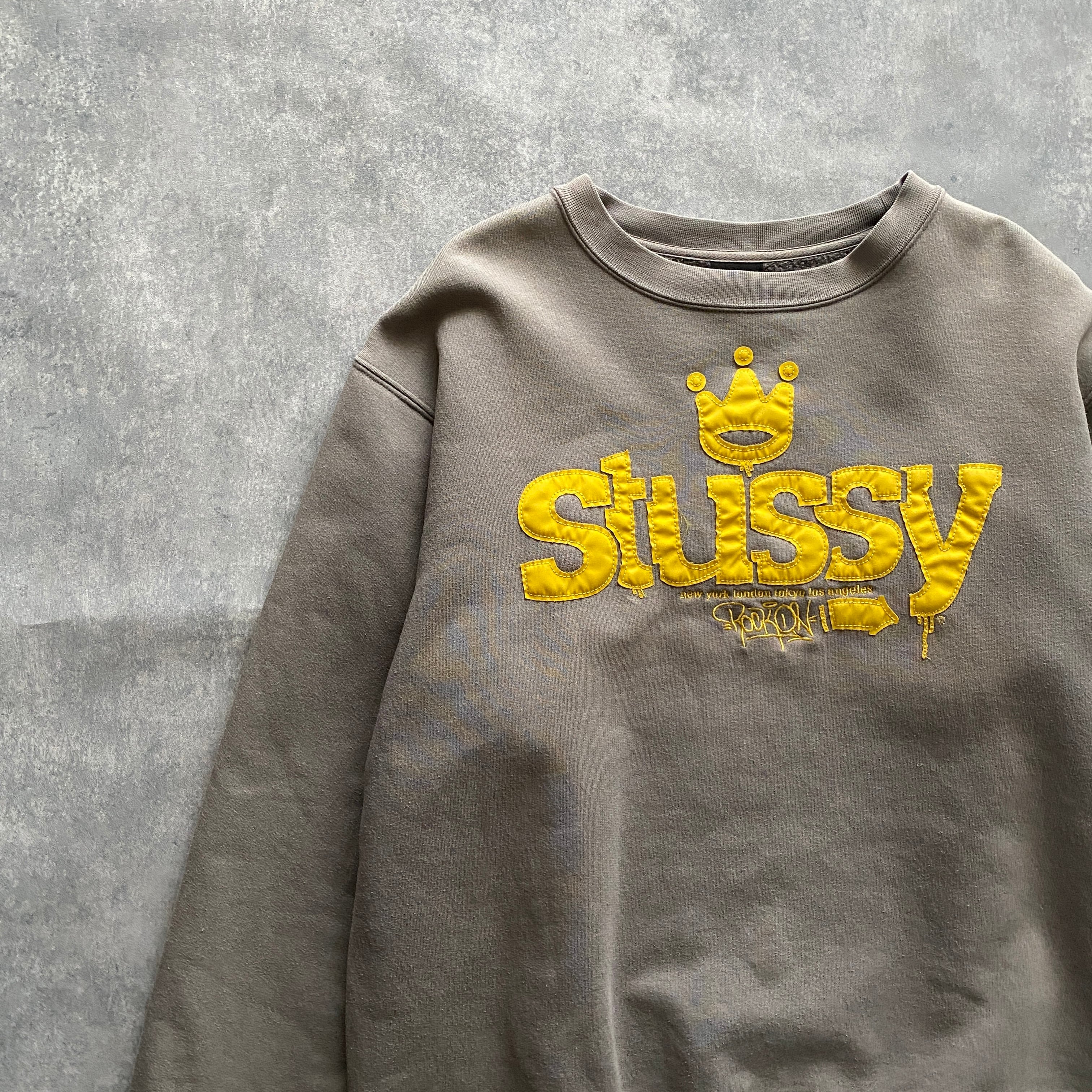 STUSSY ステューシー 90'S ロゴ刺繍 トラックジャケット-